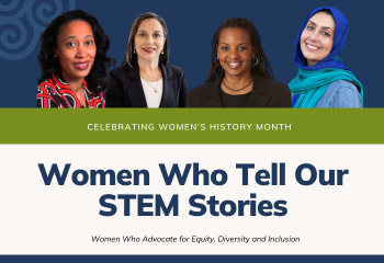 Women Who Tell Our STEM Stories lead image