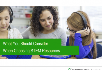 Choosing STEM resources
