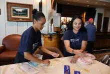 NGCP team leading STEM activities at the golf scramble