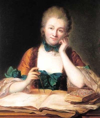 Painting of Emilie du Châtelet